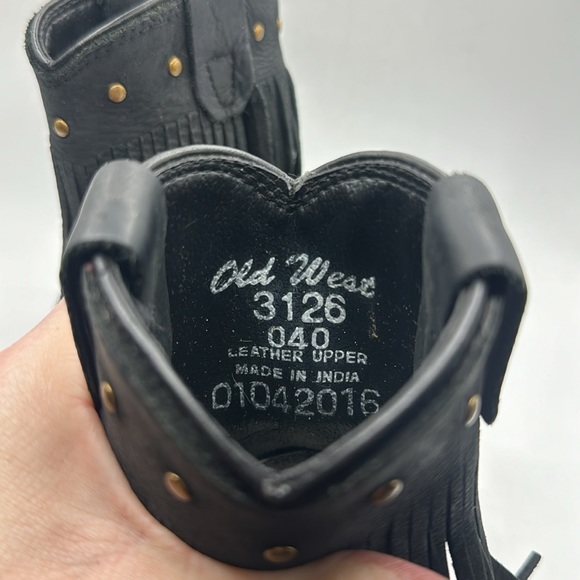 Old West Fringe Boots Girl Toddler - Picture 8 of 8